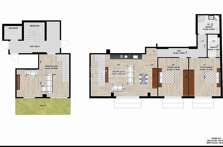 Appartement in Osmanağa