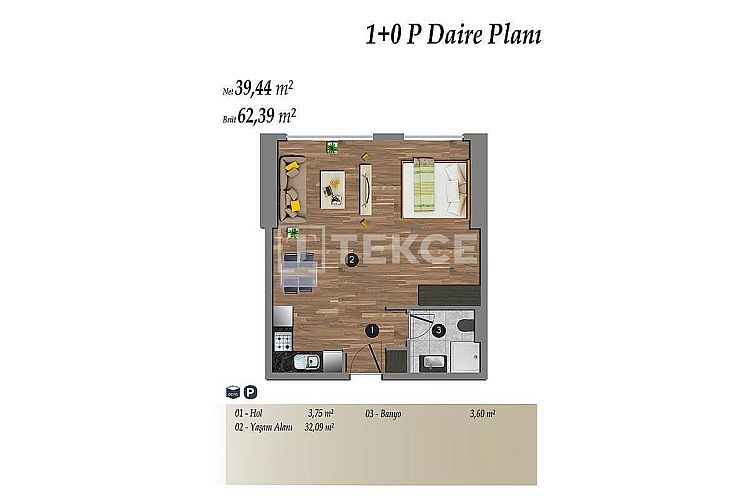 Appartement in Fikirtepe