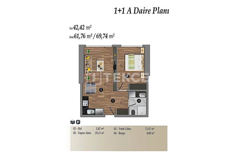 Appartement in Fikirtepe
