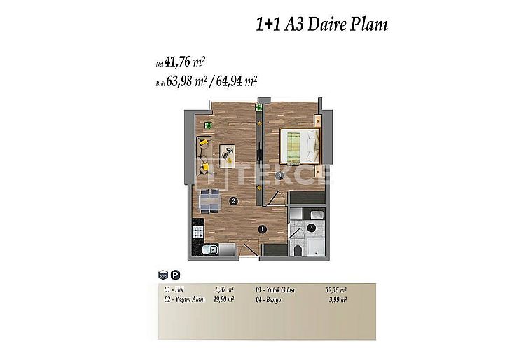 Appartement in Fikirtepe
