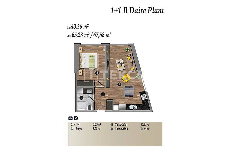 Appartement in Fikirtepe