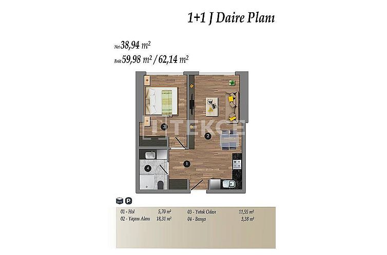 Appartement in Fikirtepe