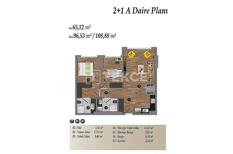 Appartement in Fikirtepe