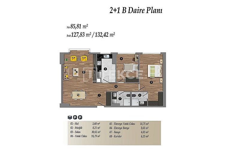 Appartement in Fikirtepe