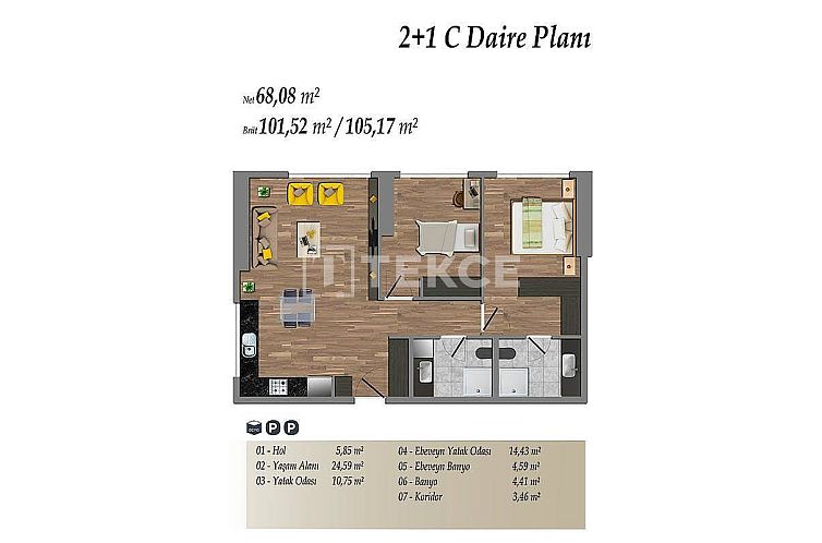 Appartement in Fikirtepe
