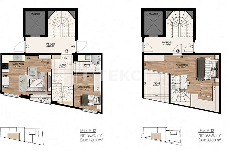 Appartement in Osmanağa