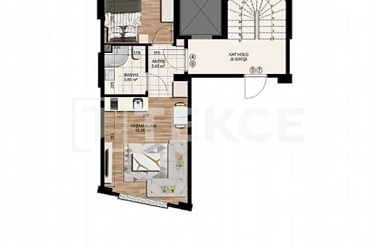 Appartement in Osmanağa