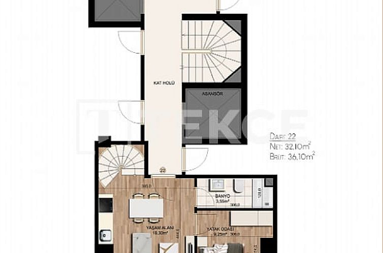 Appartement in Osmanağa