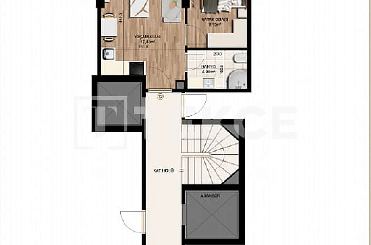 Appartement in Osmanağa