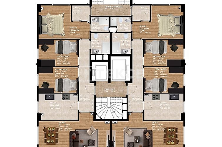 Appartement in Erenköy