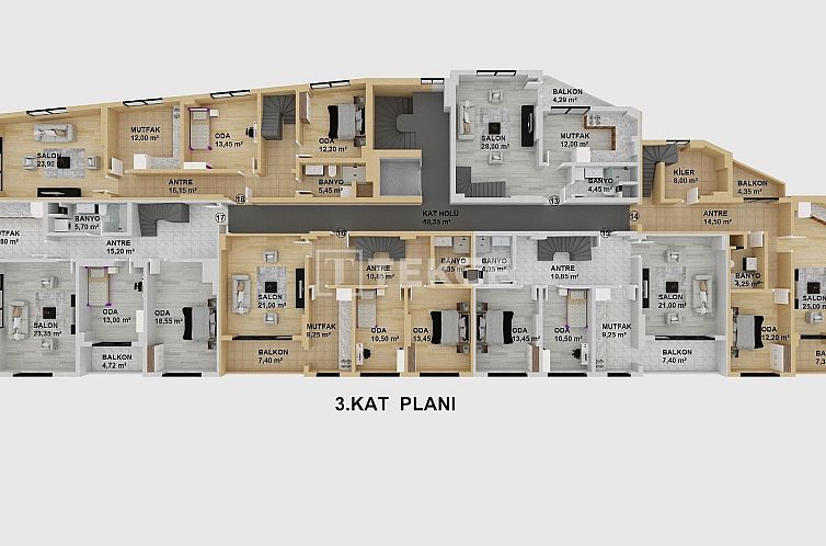 Appartement in Harmanlar