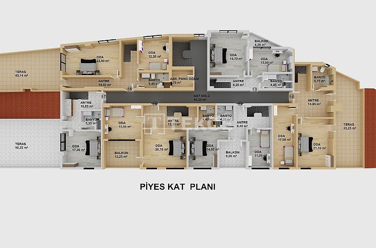 Appartement in Harmanlar