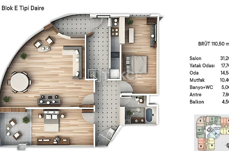 Appartement in Çınarcık
