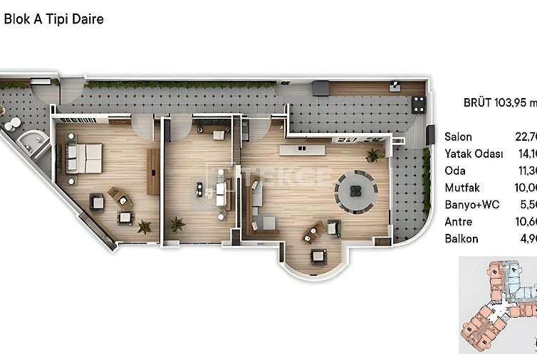 Appartement in Çınarcık