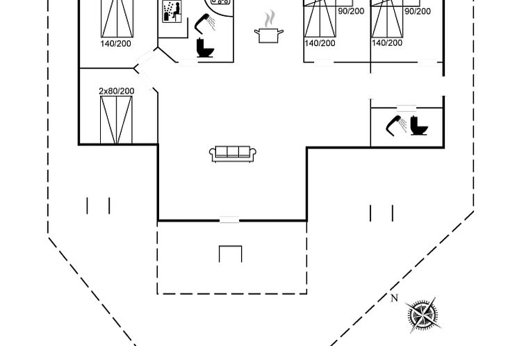 Vakantiehuis "Findus" - 1.2km to the fjord