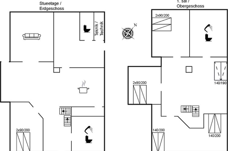 Vakantiehuis "Amma" - 21km from the sea