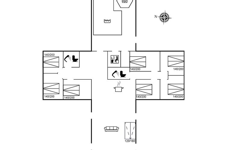 Vakantiehuis "Jenna" - 1.4km from the sea