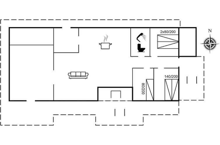 Vakantiehuis "Skoge" - 900m from the sea