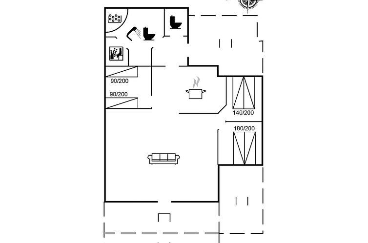 Vakantiehuis "Botulf" - 3.8km from the sea