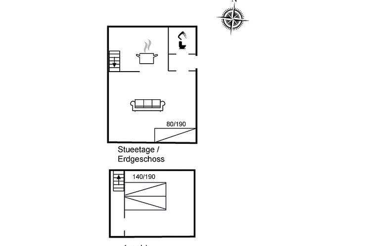 Appartement "Werna" - 800m from the sea