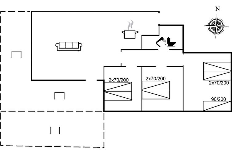 Vakantiehuis "Grette" - 1.5km from the sea