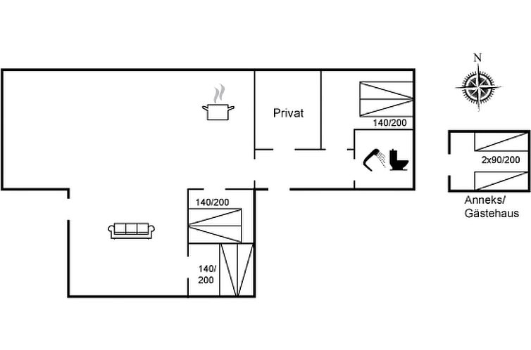 Vakantiehuis "Annakarin" - 500m from the sea