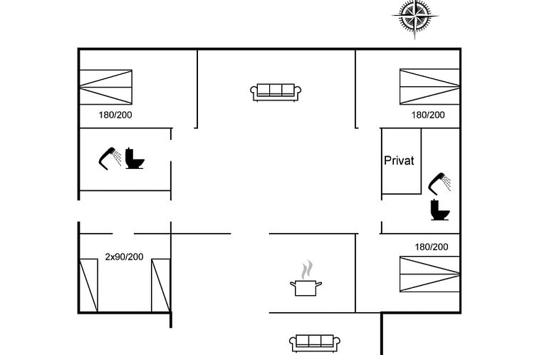 Vakantiehuis "Saxe" -  from the sea