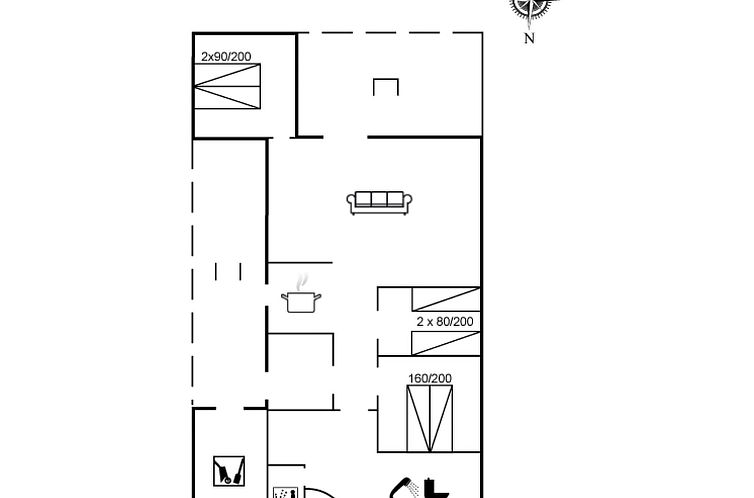 Vakantiehuis "Fredger" - 1.8km from the sea