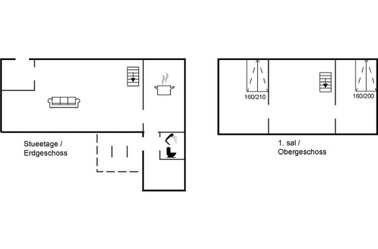 Vakantiehuis "Øde" - 100m from the sea