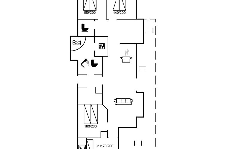 Vakantiehuis "Axel" - 1.2km from the sea
