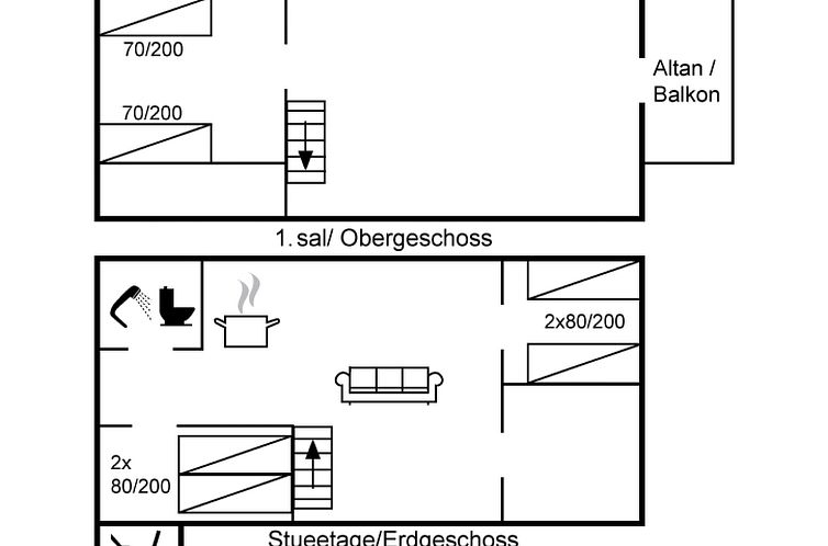 Vakantiehuis "Laerke" - 200m from the sea