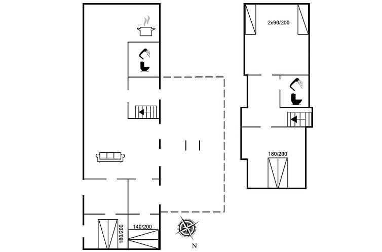 Vakantiehuis "Frederikke" - 300m from the sea