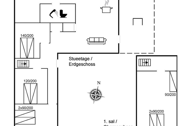 Vakantiehuis "Edele" - 3.8km from the sea