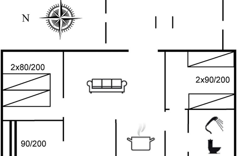 Vakantiehuis "Tom" - 125m from the sea