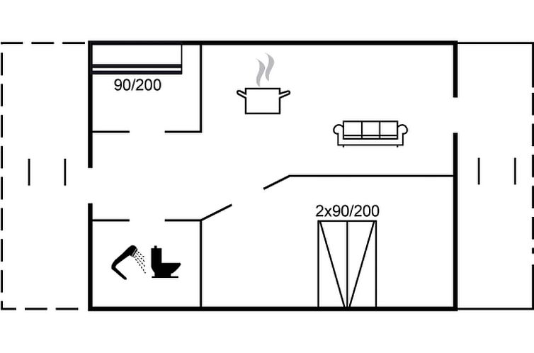 Guest house 2901091 - Apartment Bornholm - Appartement "Yaris" - 4.5km from the sea