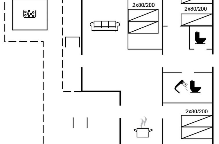Vakantiehuis "Kristiarn" - 1.1km from the sea