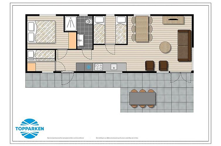 Rialto 6 personen Wellness (Spa)