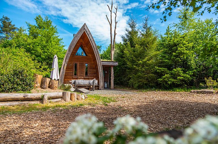 Ferienhaus Van Gogh 4 in Otterlo, Veluwe, umgeben von gruener Natur und rustikalem Charme.