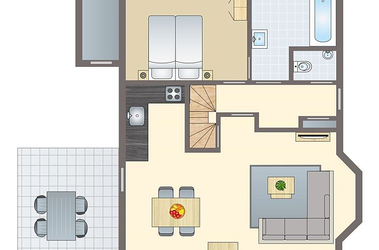 Landgoed 't Loo 4-person bungalow 4L in Oldebroek, Veluwe, Gelderland with green surroundings and rustic feel.