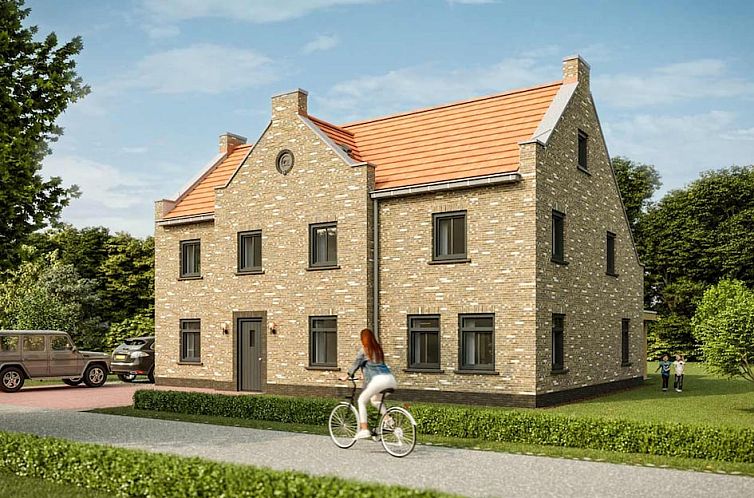 Luxe 20 vakantiehuis in Thorn, Midden Limburg. Charmante bakstenen gevel omgeven door groene natuur en rustige omgeving.