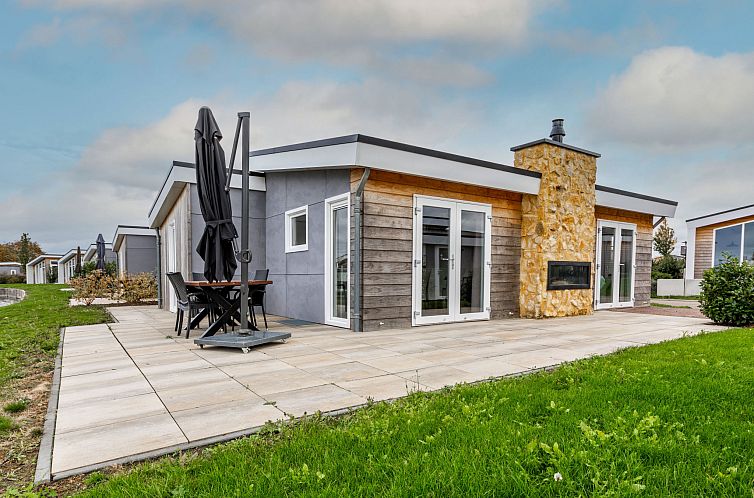 Vakantiehuis Green Resort Mooi Bemelen in Zuid Limburg met ruim terras en groene omgeving.