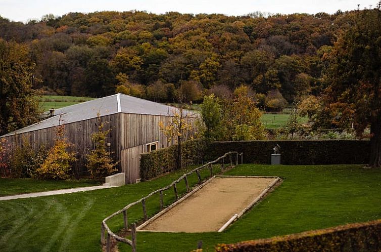 Geniessen Sie die schoene Aussicht auf die Natur vom Ferienhaus in Sint Geertruid, Suedlimburg.
