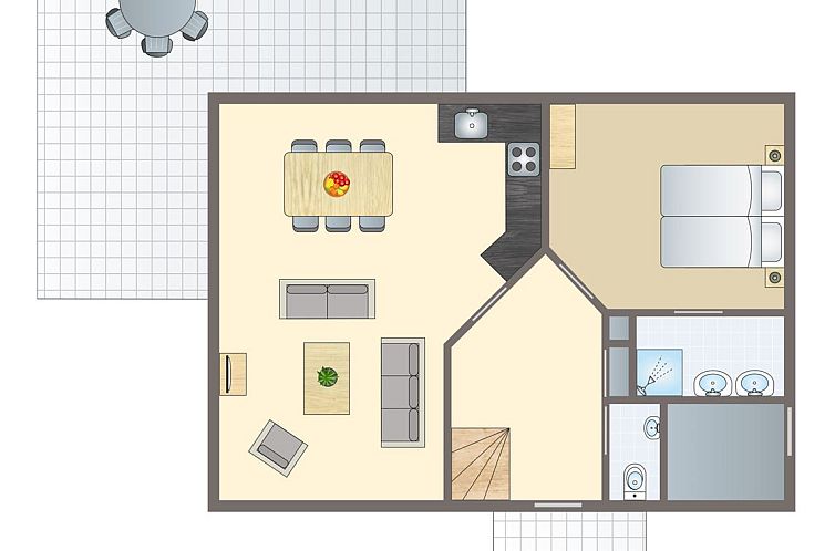 Kasteeldomein De Cauberg 6-persoons villa in Valkenburg a.d. Geul, Zuid Limburg, charmant vakantiehuis met tuin en parkeerplaats.
