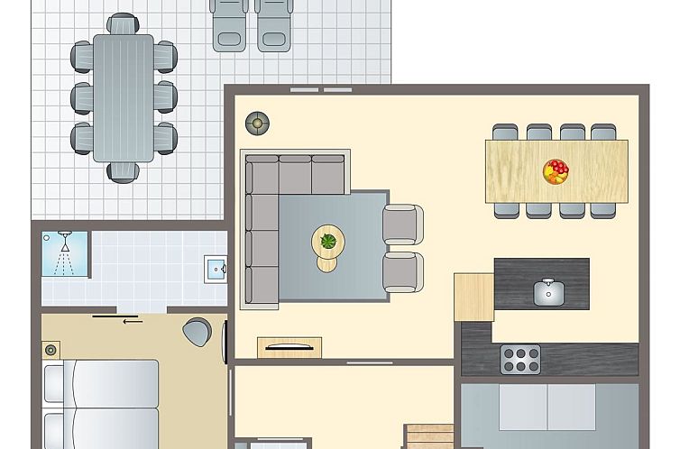 Kaatsheuvel 8-person vacation home 8L in Heart of Brabant, charming exterior with green surroundings.