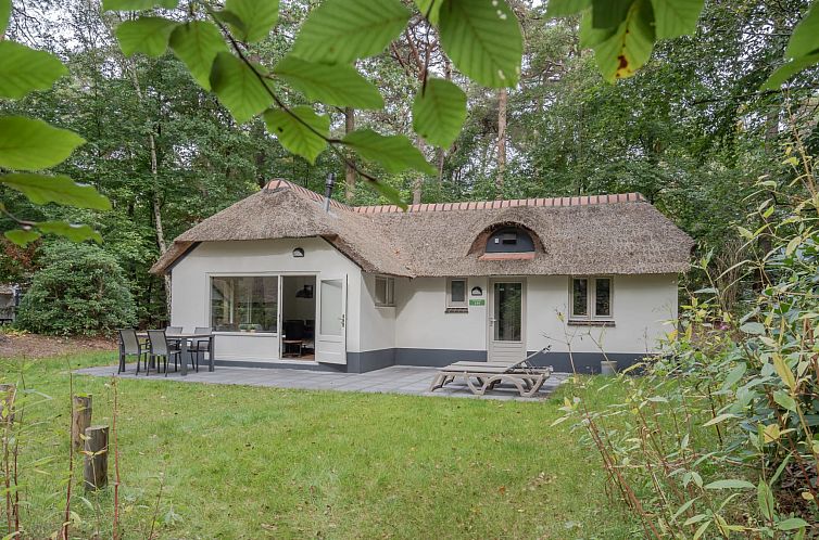 Bungalow Ruiterberg in Doorn with thatched roof surrounded by nature on the Utrecht Hill Ridge.