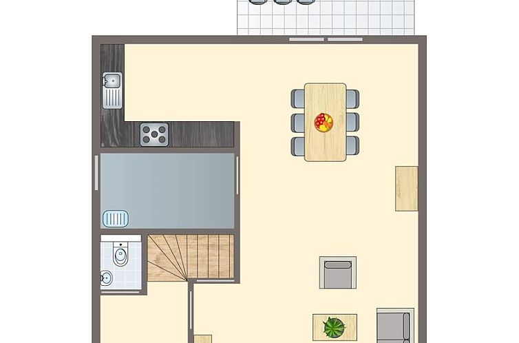 Resort Haamstede | 6-persoons bungalow | 6D