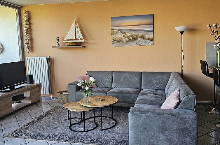 4-persoons vakantiehuis met tuin en balkon aan het
