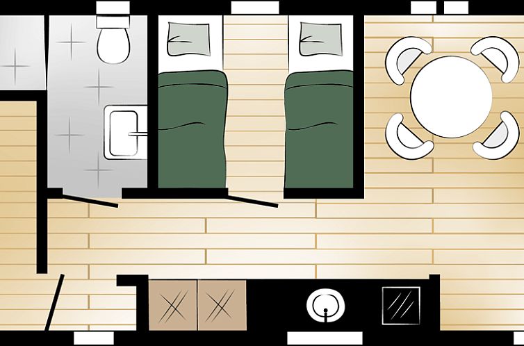 Huisje in Kwadendamme