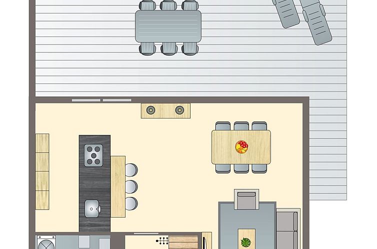 Strand Resort Ouddorp Duin 6-person villa Springerduin in Ouddorp, South Holland, surrounded by nature and tranquility.