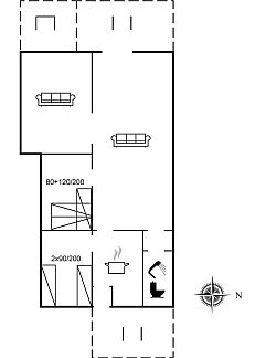 Holiday property Vakantiehuis "Franke" - 2.1km to the fjord, Melby, Seeland, Denmark